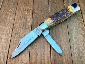 Queen Made for SMKW Gunstock Stag 42 Years Old Made in 1980