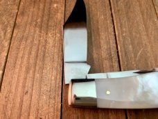 Queen Cutlery Made for SMKW Gunstock Pearl 42 Years Old Made in 1980