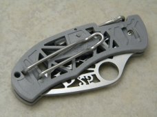 Spyderco Golden CO USA C35 SBK Q Blade Magazine 25th Anniversary Lockback Knife in Box c.1999