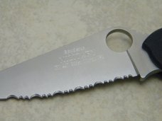 Spyderco Golden CO USA CPM 440V C36 GSE Military Serrated Linerlock Knife in Box c.1990's