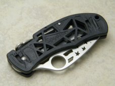 Spyderco Golden CO USA C35 SBK Q USA Flag (5 Star Version) Lockback Knife c.1997