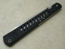 AL MAR Seki Japan 2005 Jumbo Model V Quicksilver Partial Serrated Linerlock Knife