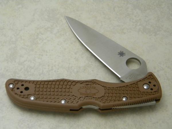 Spyderco Seki Japan VG-10 Brown Endura 4 Lockback Knife