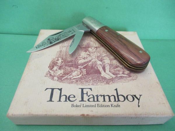 Boker Farmboy  Limited Edition Rosewood Handle Barlow