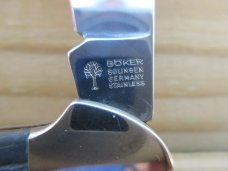 Tree Brand Boker Canoe   Grey Jigged Bone   Solingen, Germany 
