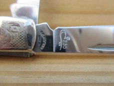 C. Platts & Sons Stockman (Case)    Jigged Amber Bone 