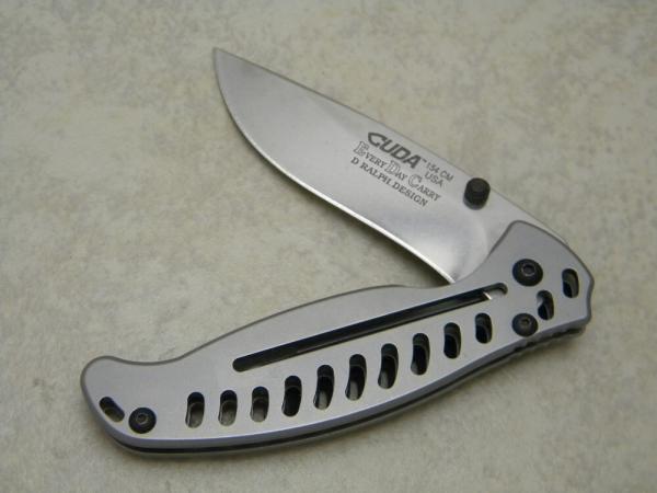 CUDA made by Camillus USA Everyday Carry Ralph Design 154 CM Linerlock Knide