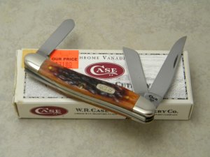 Case XX USA 6318  1998 Bone 2 Dot Stockman Knife in Box