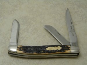 Schrade Walden NY USA Stainless Premium Stockman Knife Keen Kutter 1869-1969