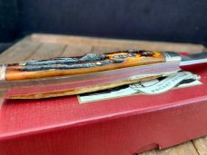 Rigid by Canal Street Muskrat Amber Carved Stag Bone 2007