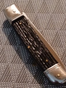 8" Italian Rostfrei  Lever lock knife.