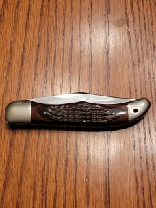  Case XX USA 6 Dot (1974) Wood 6265 SAB Folding Hunter Knife