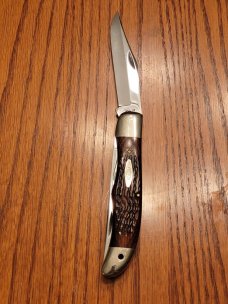  Case XX USA 6 Dot (1974) Wood 6265 SAB Folding Hunter Knife