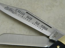 Schrade G.D.O.T. USA Saw Cut Delrin Grand Dad's Old Timer Stockman Knife c.1974 Schrade G.D.O.T. USA Saw Cut Delrin Grand Dad's Old Timer Stockman Knife c.1974