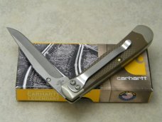 Case XX USA 2013 Earth Brown G-10 Carhartt Trapperlock Knife in Box