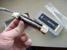 Hubertus Knife Solingen, Germany Size 10 Medium Exotic Black Ebonywood NIB Hubertus Knife Solingen, Germany Size 10 Medium Exotic Black Ebonywood NIB