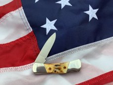 Case xx 1989 Small Lock back Knife (MDL# 51225 LSS) w/ Great Stag Handles -NOS M/NM Case xx 1989 Small Lock back Knife (MDL# 51225 LSS) w/ Great Stag Handles -NOS M/NM