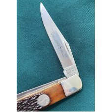 Schrade Walden NOS Amber Bone Trapper Schrade Walden NOS Amber Bone Trapper