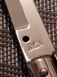 13" Dark horn Italian Stiletto. INOX 