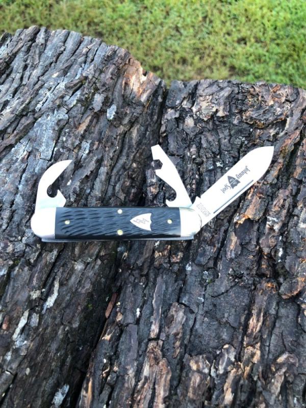 GEC TIDIOUTE 352322 BLACK TEX DEL JOHNNY ON THE SPOT KNIFE
