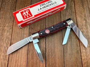 Henckels by Boker Congress Red Rope Jigged Bone Solingen Germany 