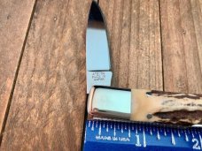 A.G. Russell Small Lockback Stag Seki Japan Early 2000’s 