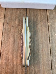 A.G. Russell Small Lockback Stag Seki Japan Early 2000’s 