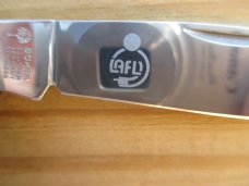 Boker Canoe    Solingen Germany    Smooth Forest Green Bone 
