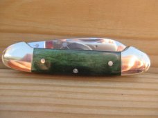 Boker Canoe    Solingen Germany    Smooth Forest Green Bone 