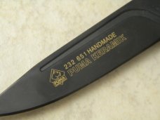Puma Keramik 232 651 Handmade Ceramic Blade Lockback Knife in Pouch