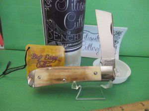 Titusville Cutlery Mammoth Bark Ivory Big Easy Cotton Knife  1 of 60