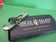Case XX Select 2001 Bermuda Green Bone Russlock Pattern # 61953L SS