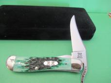 Case XX Select 2001 Bermuda Green Bone Russlock Pattern # 61953L SS
