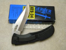 Gerber USA ATS-34 E-Z-Out Serrated Lockback Knife NIB