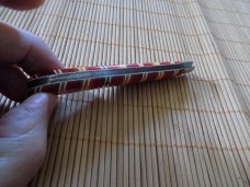 W R Case & Son Trapper knife, Candy Stripe handles
