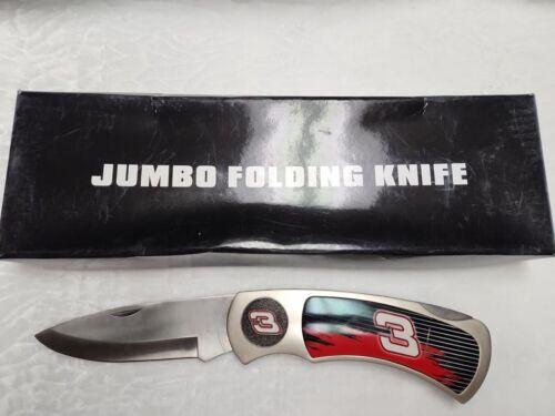 Vintage Jumbo Folding Knife With Graphics Nascar #3 Dale Earnhardt Vintage Jumbo Folding Knife With Graphics Nascar #3 Dale Earnhardt