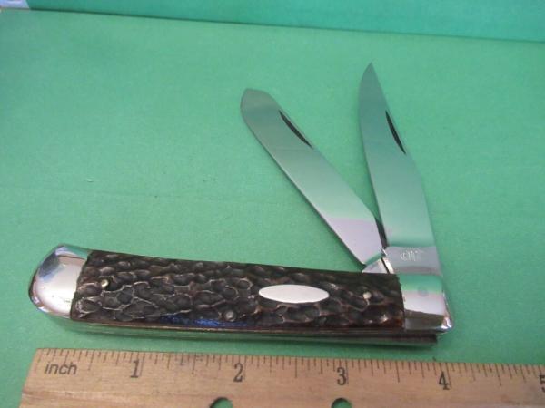 Edge Brand Solingen Germany Bone  Handle Trapper