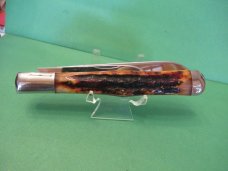 Queen 2007 Amber Carved Bone Stag 1 of 50 Large English Jack Queen 2007 Amber Carved Bone Stag 1 of 50 Large English Jack