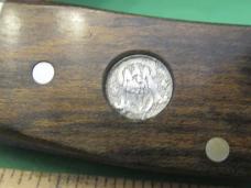 Smith & Wesson Blackie Collins Design Wood Handle Folding Lock Back 