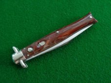 RARE PRESTO BOWTIE FISHTAIL Bare End Brown Mottled Root Beer Celluloid NICE ! RARE PRESTO BOWTIE FISHTAIL Bare End Brown Mottled Root Beer Celluloid NICE !