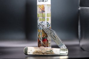 Battle Axe Brand Cooper Cutlery Stag Hunter EDC