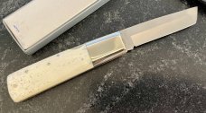 Vintage Wostenholm Tanto Lockback Folder, Made In Japan, With Original Box, New Vintage Wostenholm Tanto Lockback Folder, Made In Japan, With Original Box, New