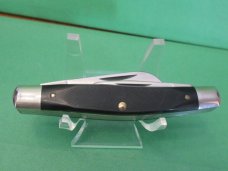 Schrade Old Timer  Black Rough Saw Delrin Handles Pattern # 34OT