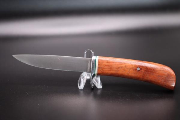 Joe Calton Oklahoma Maker Small Game Custom Brown Leather Sheath 