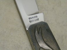 A.G. Russell USA Springdale, ARK .925 Silver 1976 Bicentennial Folding  Knife in Pouch