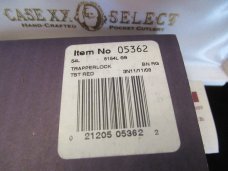 Case XX Select 2008 Tested Red Bone Trapperlock Pattern # 6154l SS 10th Anniversary