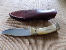 Vintage USA Browning fixed blade knife with sheath
