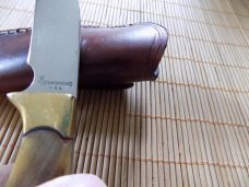 Vintage USA Browning fixed blade knife with sheath