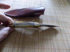 Vintage USA Browning fixed blade knife with sheath