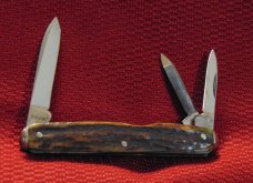 VINTAGE OLD ROBESON SHUREDGE U.S.A. GENUINE STAG WHITTLER #533167 VINTAGE OLD ROBESON SHUREDGE U.S.A. GENUINE STAG WHITTLER #533167